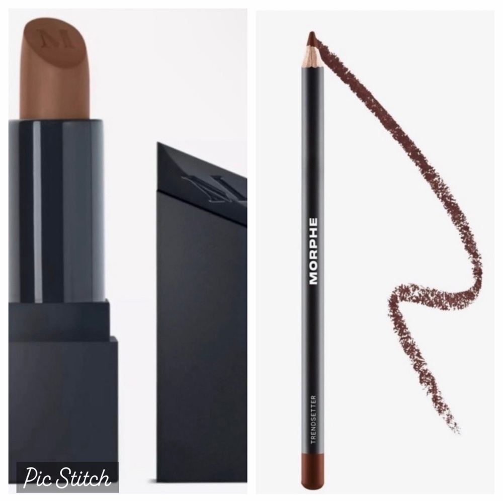 Morphe Sweet Tea Matte Lipstick + Morphe Trendsetter lip liner NEW